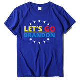 Let's Go Brandon T Shirt Printed Short-Sleeved T-shirt Women's Loose Cotton Top