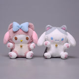 My Melody Plush Japanese Cute Cartoon Transformation Cat Melody Cinnamoroll Babycinnamoroll Plush Toy Doll Pendant Bag Hanging Ornaments Kulomi