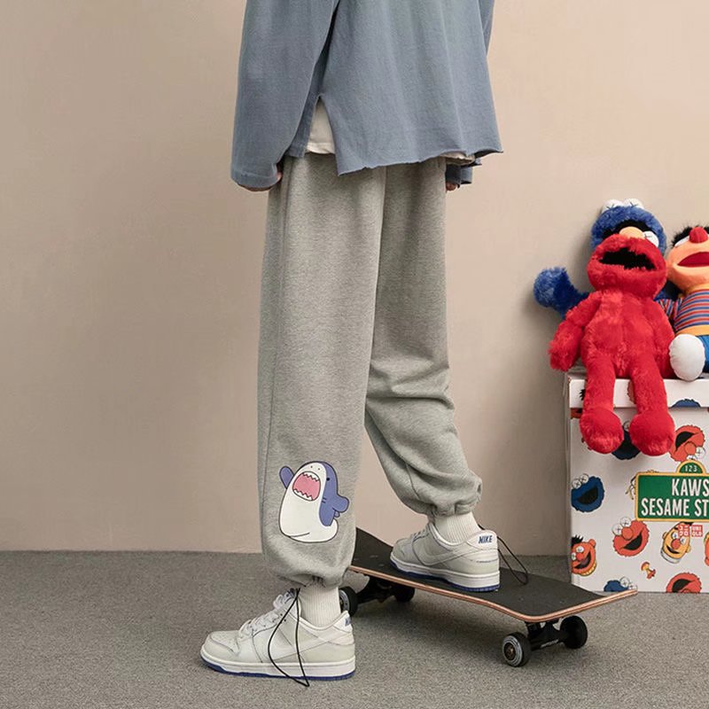 Men Pants Men's Sports Pants Spring and Autumn Loose Casual Long Pants