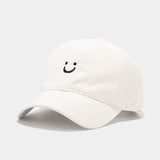 Smiley Face Cap Baseball Cap Soft Top Embroidery