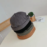 Beanies Japanese-Style Retro Painter Cap Corduroy Beret Children