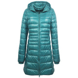 Women Winter Coats Puffer Jacket Down Coat Autumn and Winter Hooded Down Jacket Mid-Length Women's Coat