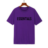 Fear Of God Fog T Shirt Essentials Double Line Letter Loose High Street Short Sleeve T-shirt For Men