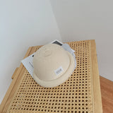 Beanies Solid Color Curling Dome Bucket Hat Women's Spring and Summer Cotton and Linen Painter Cap