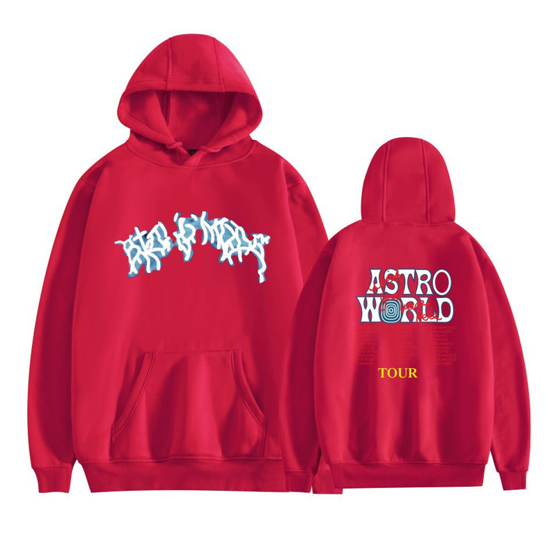 Travis Scott Astroworld Hoodie Sweater Fashion Men's and Women's Hooded Sweatshirt