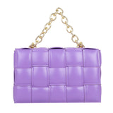Sling Bags Autumn and Winter Chains Satchel Woven Shoulder Bag