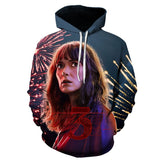 Stranger Things Hellfire Club Coat 3D Digital Printing Anime Hooded Sweater Men's