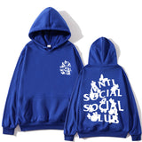 Anti Social Club Hoodie Printed Hoodie Fashion