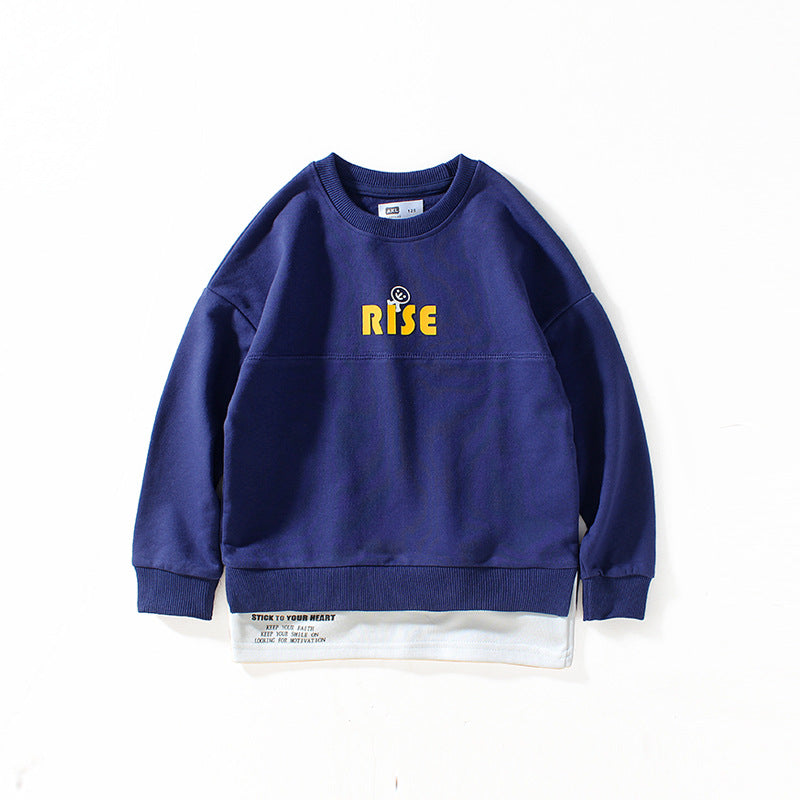 Children Boy Hoodie Spring and Autumn Children's Clothing Long Sleeve Sweater Long Sleeve