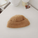 Beanies Lamb Wool Dome Skullcap Women's Winter Japanese Fashion Warm Hat