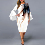 Nina Parker Black Dress Large Size Women's Dress Hip Skirt