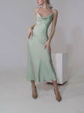 Bridesmaid Dress Spring and Summer Beauty Clothing Multi-Color Strap Tube Top Package Hip Dress