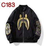 Ape Varsity Jacket Flight Suit Men's and Women's Baseball Uniform Jacket