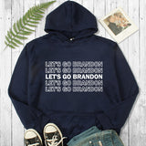 Let'S Go Brandon Hoodie Spring And Autumn Leisure Long Sleeve Youth Pullover Hooded Sweater