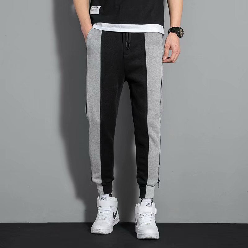 Men Pants Summer Stripe Sports Pants Men's Loose Casual Pants