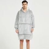 Hoodies Blankets Hooded Lazy Blanket plus Size Home Leisure
