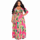 Nina Parker plus Size Dresses Floral Dress Sexy Beach