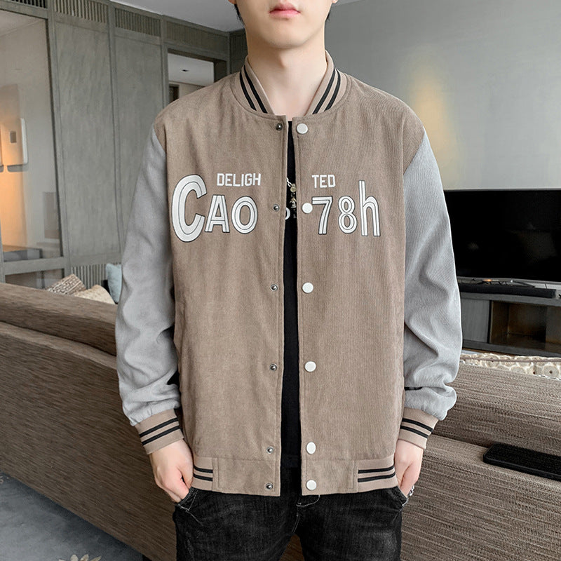 Baggy Jacket Baseball Uniform Men's Autumn Loose