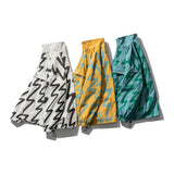Yellow Varsity Jacket Stand Collar Outerwear Top Half Zipper Drawstring Hem Color Matching Spring Jacket
