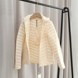Women Winter Coats Puffer Jacket Down Coat Down Jacket Female Short Hood Light Thin and Loose Autumn Winter Warm Coat