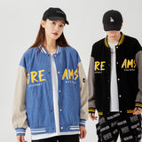 Corduroy Varsity Jacket Youth Spring and Autumn Student Jacket Couple Wear Corduroy Men's Baseball Uniforms Coat