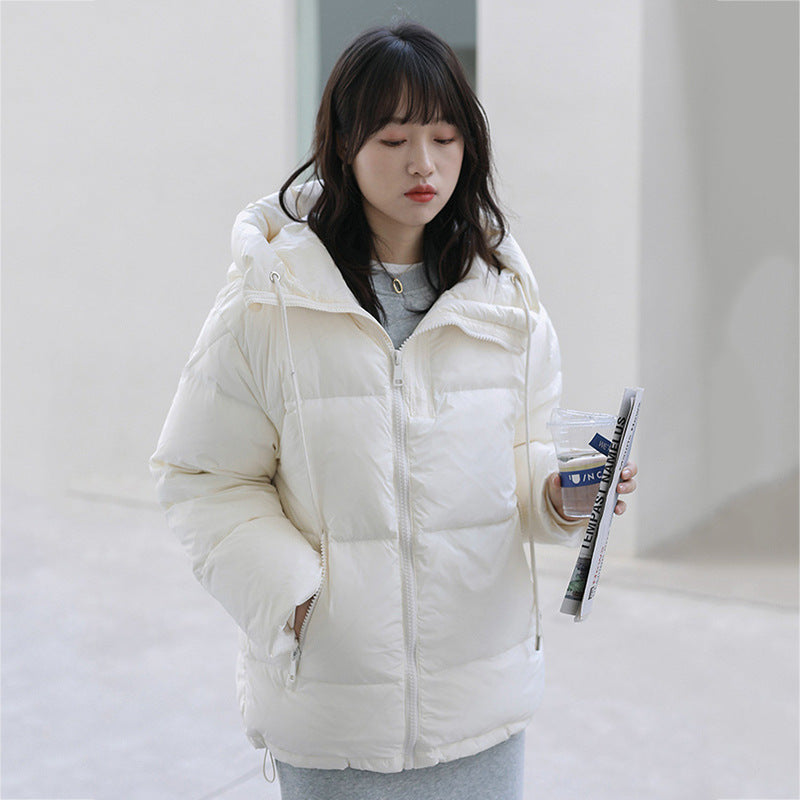 Women Winter Coats Puffer Jacket Down Coat Down Jacket Women's Short White Duck Down Padded Coat Winter Hooded