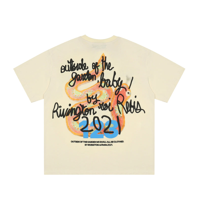 Rrr123 T Shirt Limited Color Snake Print T-shirt