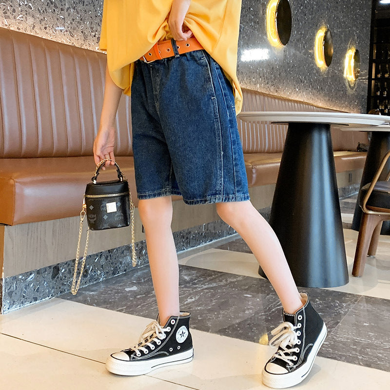 Summer Pants Summer Children's Fashion Fifth Jeans
