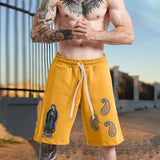 Rave Outfits Men Shorts Large Size Loose Casual Shorts Men's Summer