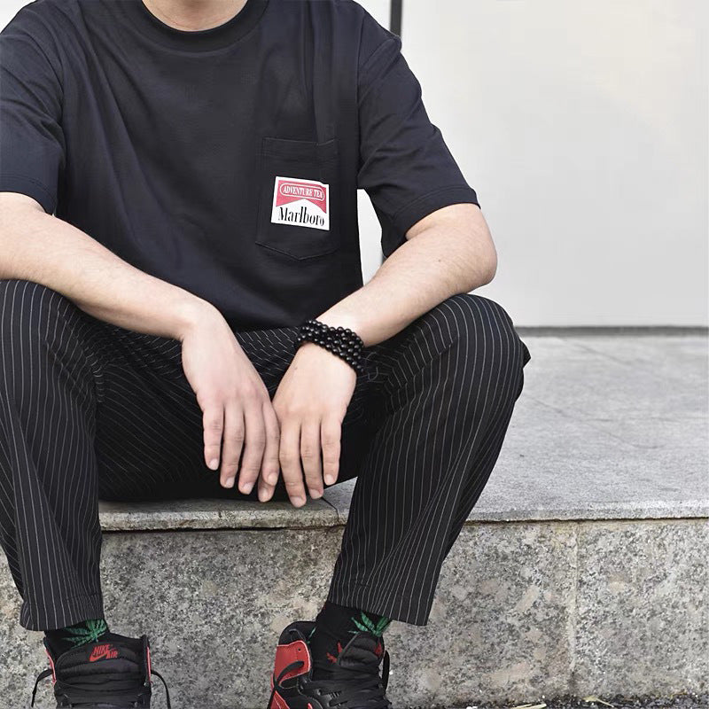 Asap Yams T Shirt Marlboro Rattlesnake Short Sleeve