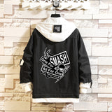 Comic Denim Jacket Men's and Women's Fashion Denim Jacket Top
