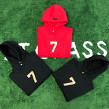 Fog Fear of God Essentials Hoodie 7 Flocked Printed Fleece Sweater Couple Loose-Fitting Hoodie
