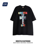 Jesus Is King T Shirt Men's Clothing Print round Neck Loose Short Sleeves T-shirt