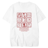 Stranger Things T Shirt White round Neck Short Sleeve Digital Printing