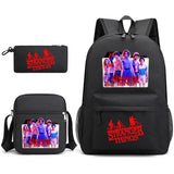 Stranger Things Hellfire Club Backpack Three-Piece Backpack Printed Pattern