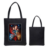 Stranger Things Hellfire Club Handbag Stranger Things 4 Canvas Bag Student Book Bag Shopping Bag Large Capacity Crossbody