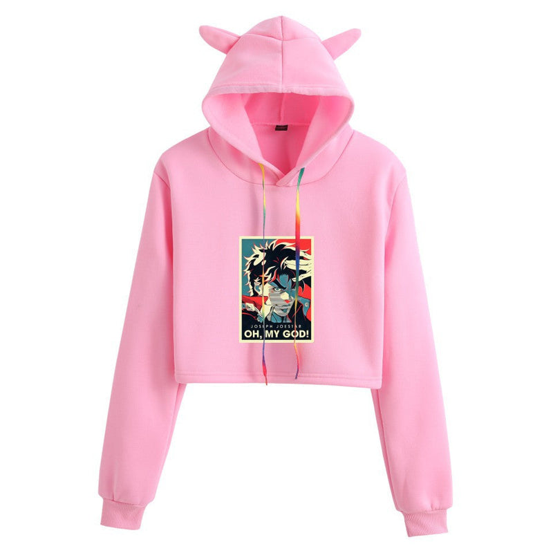 JoJo's Bizarre Adventure Dressing Cat Ears Women's Sweater