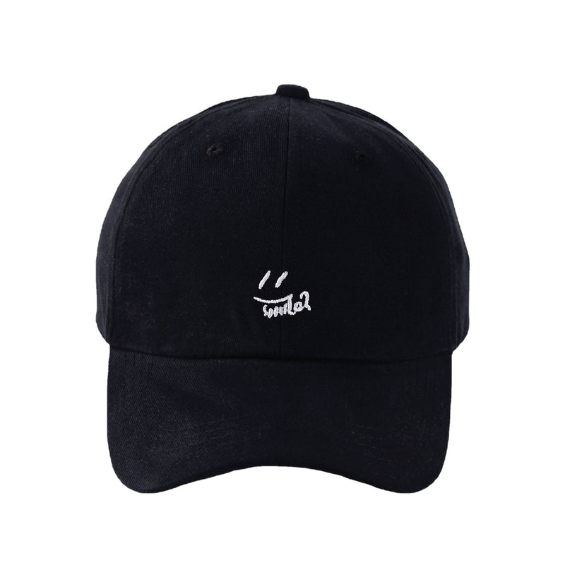 Smiley Face Cap Embroidered Baseball Cap