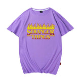 Stranger Things T Shirt Women's Summer Stranger Things Stranger Things Crew Neck Cotton T-shirt