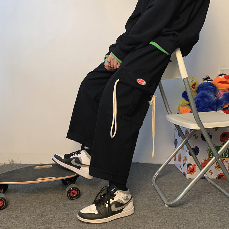 Men Pants Men's Loose Spring and Autumn Exercise Casual Pants