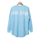 Palm Angels Sweatshirts Palm Angels Back Large Letter Printed Long Sleeve T-shirt