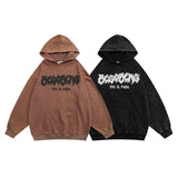 Grafitti Sweatshirts Retro Printed Hoodie Men