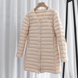 Women Winter Coats Puffer Jacket Down Coat Lightweight Down Jacket Lightweight White Duck Down Liner Jacket