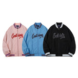 Baby Blue Varsity Jacket Baseball Jacket Men 'S And Women 'S Spring And Autumn Embroidery