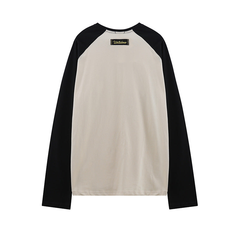 We11 Done Sweatshirts Autumn and Winter Hexagonal Salamander Pattern for Men and Women
