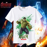 Marvel T Shirt Clothes Men's Marvel Movie Iron Man Short Sleeve T-shirt