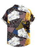 Men Hawaii Shirts Men's Shirt Short Sleeve Casual Shirt