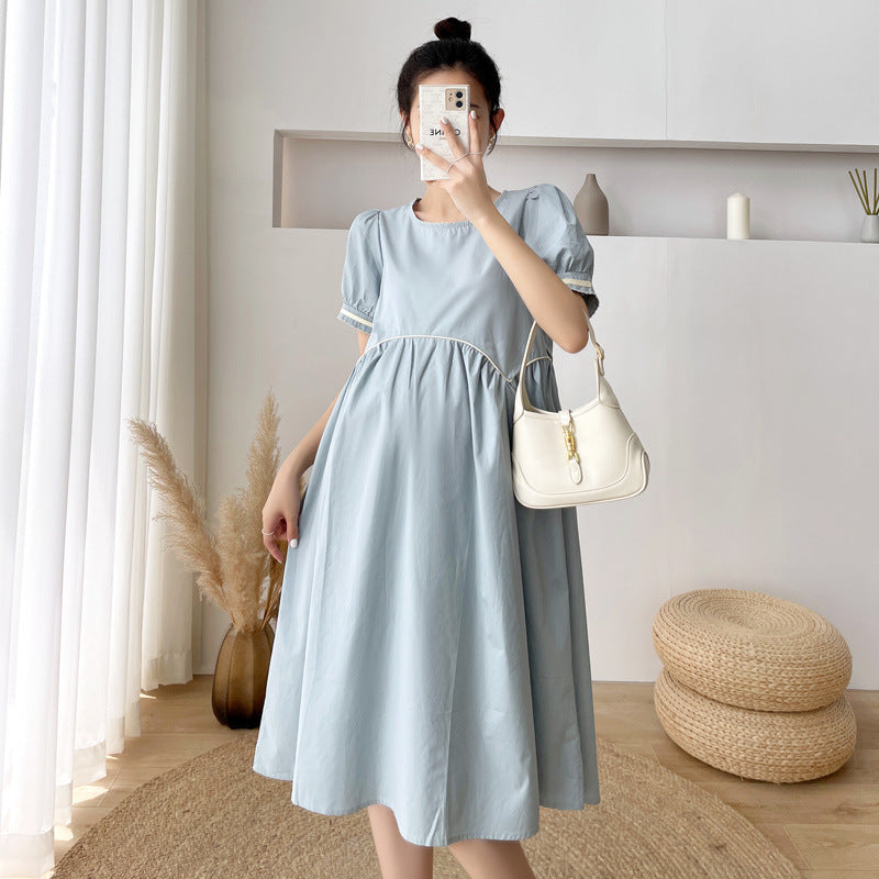 Maternity Clothes Dress Summer Dress for Pregnant Women plus Size Loose Maternity Dress