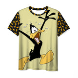 Bugs Bunny Shirt Digital Printed round Neck Short Sleeve Casual