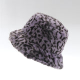 Leopard Fur Hat Autumn and Winter Thickening Warm Hat